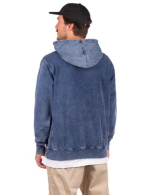 blue embroidered hoodie